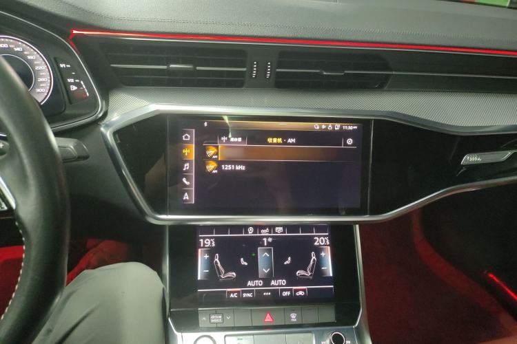 Used Audi A6L 2019 40 TFSI Luxury Dynamic Model Audio And AC Panel