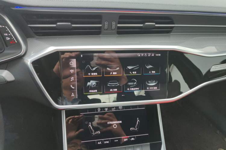Used Audi A6L 2019 45 TFSI Prestige Dynamic Edition Audio And AC Panel