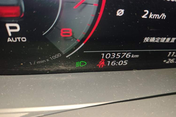 Used Audi A6L 2019 45 TFSI Prestige Dynamic Edition Odometer Close Up