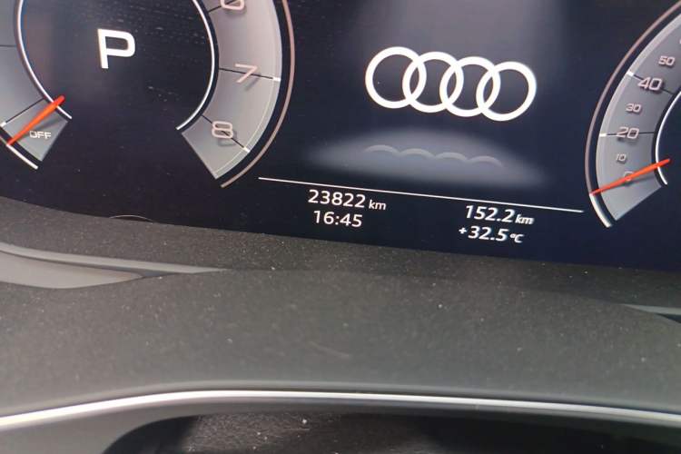 Used Audi A6L 2019 45 TFSI quattro Prestige Elegant Edition Odometer Close Up