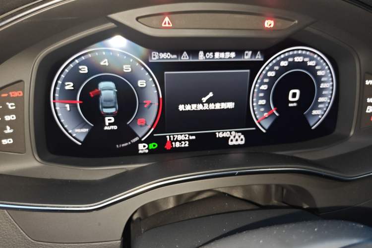 Used Audi A6L 2019 45 TFSI quattro Prestige Dynamic Edition Odometer Close Up