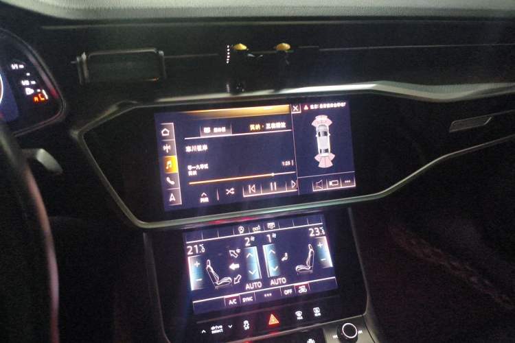 Used Audi A6L 2019 45 TFSI Prestige Elegant Edition Audio And AC Panel