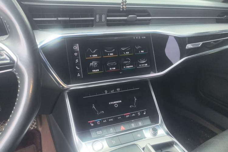 Used Audi A6L 2019 45 TFSI Prestige Dynamic Edition Audio And AC Panel