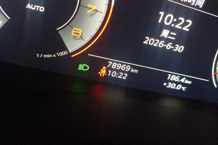 Used Audi A6L 2019 45 TFSI Prestige Elegant Edition Odometer Close Up