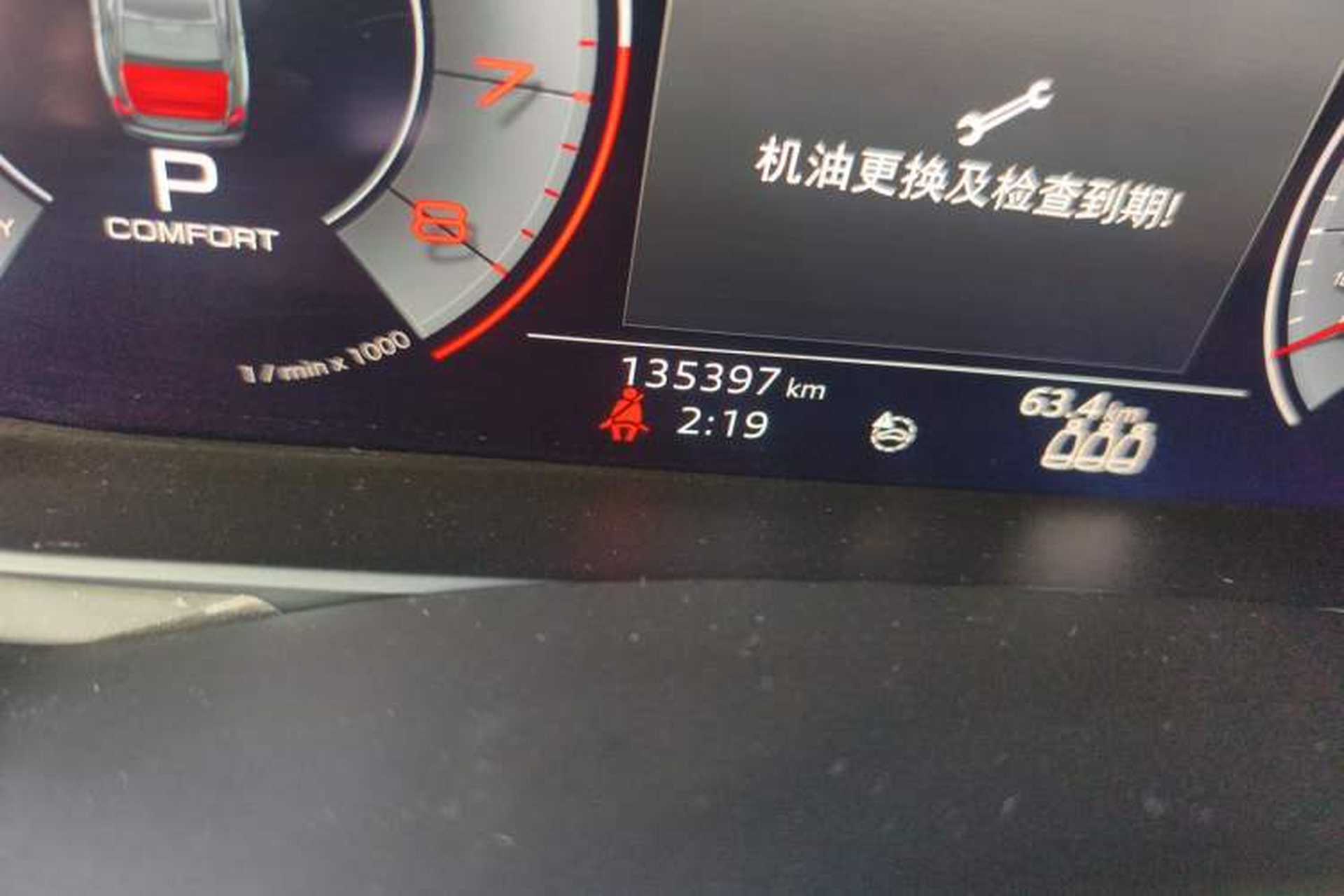 Used Audi A6L 2019 45 TFSI quattro Prestige Dynamic Edition Odometer Close Up