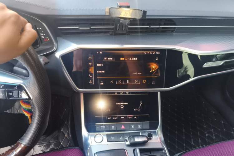 Used Audi A6L 2019 40 TFSI Luxury Dynamic Model Audio And AC Panel