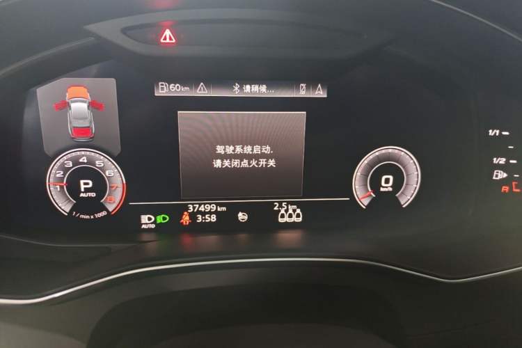 Used Audi A6L 2019 45 TFSI quattro Prestige Dynamic Edition Odometer Close Up