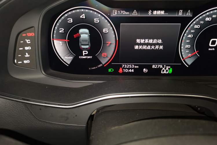 Used Audi A6L 2019 45 TFSI Prestige Dynamic Edition Odometer Close Up