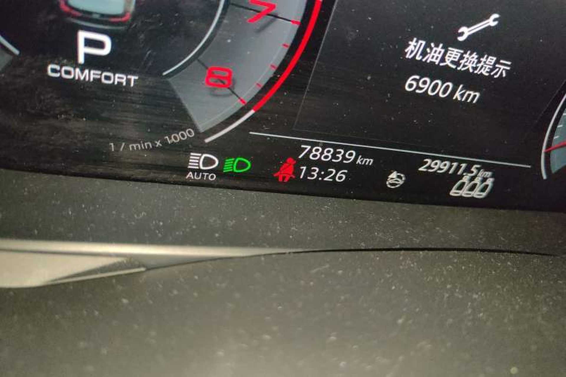 Used Audi A6L 2019 45 TFSI Prestige Elegant Edition Odometer Close Up