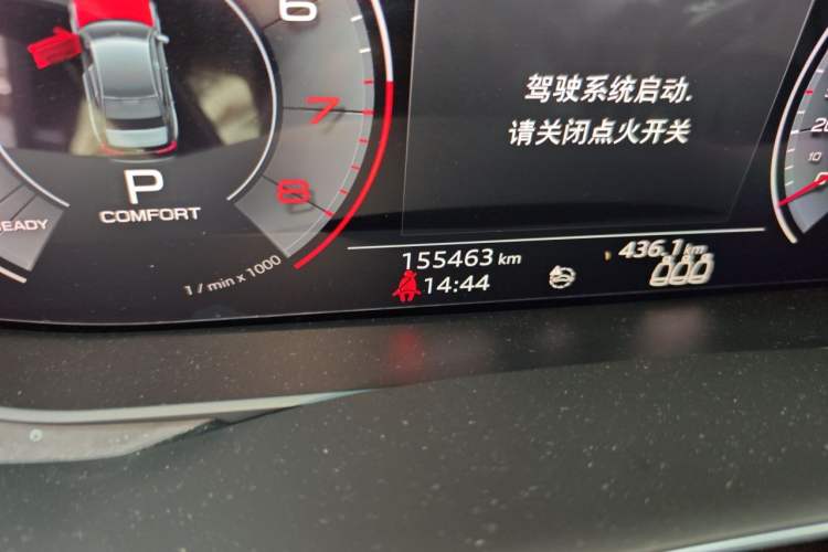 Used Audi A6L 2019 45 TFSI Prestige Dynamic Edition Odometer Close Up