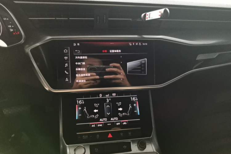 Used Audi A6L 2020 40 TFSI Luxury Dynamic Edition Audio And AC Panel
