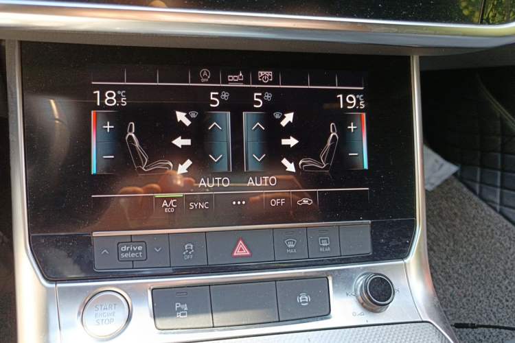 Used Audi A6L 2020 45 TFSI Prestige Dynamic Edition Audio And AC Panel