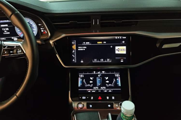 Used Audi A6L 2020 40 TFSI Luxury Dynamic Edition Audio And AC Panel