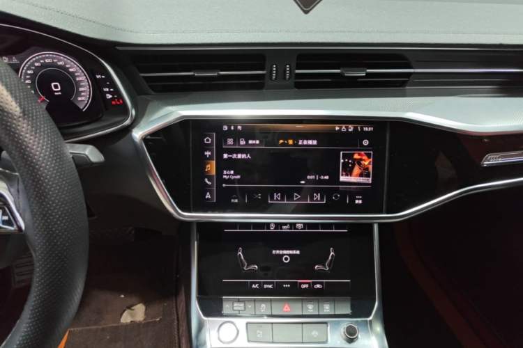 Used Audi A6L 2020 40 TFSI Luxury Dynamic Edition Audio And AC Panel