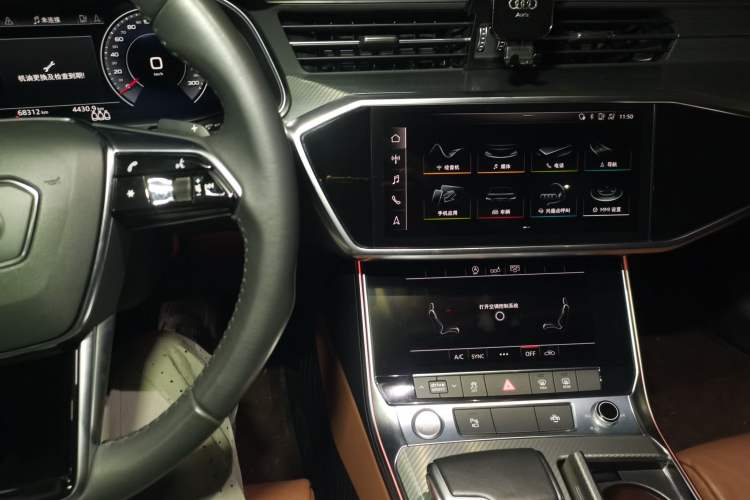 Used Audi A6L 2020 45 TFSI Prestige Elegant Edition Audio And AC Panel