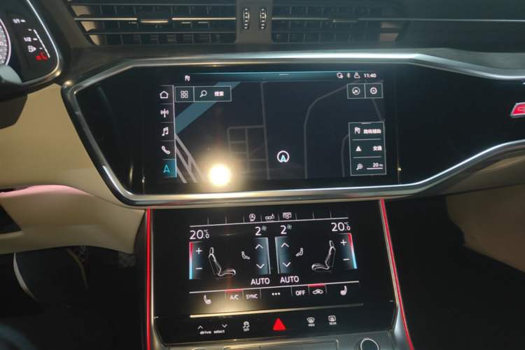 Used Audi A6L 2020 55 TFSI quattro Prestige Edition Audio And AC Panel