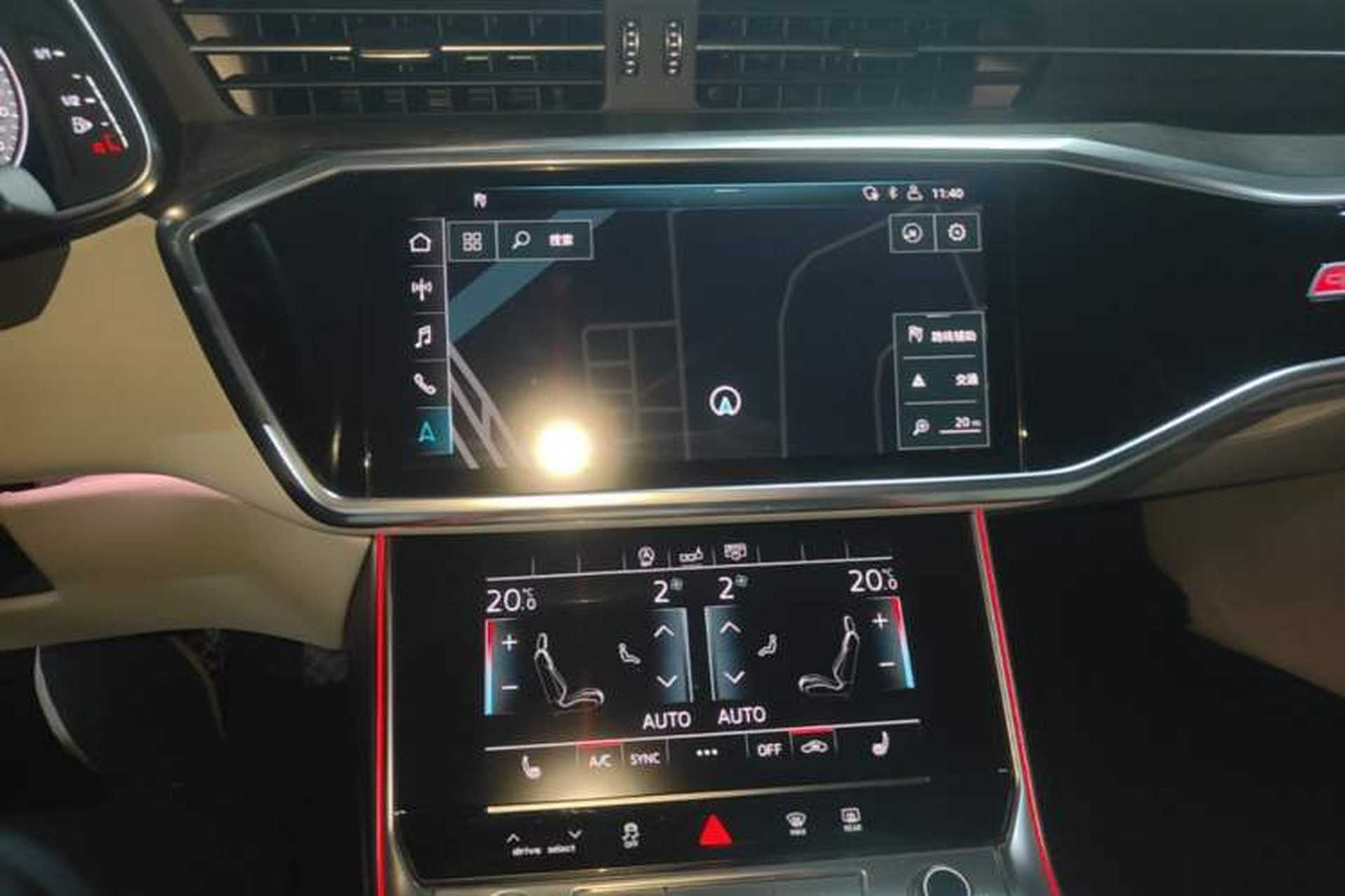 Used Audi A6L 2020 55 TFSI quattro Prestige Edition Audio And AC Panel