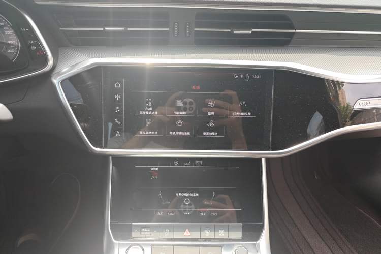 Used Audi A6L 2020 40 TFSI Luxury Dynamic Edition Audio And AC Panel