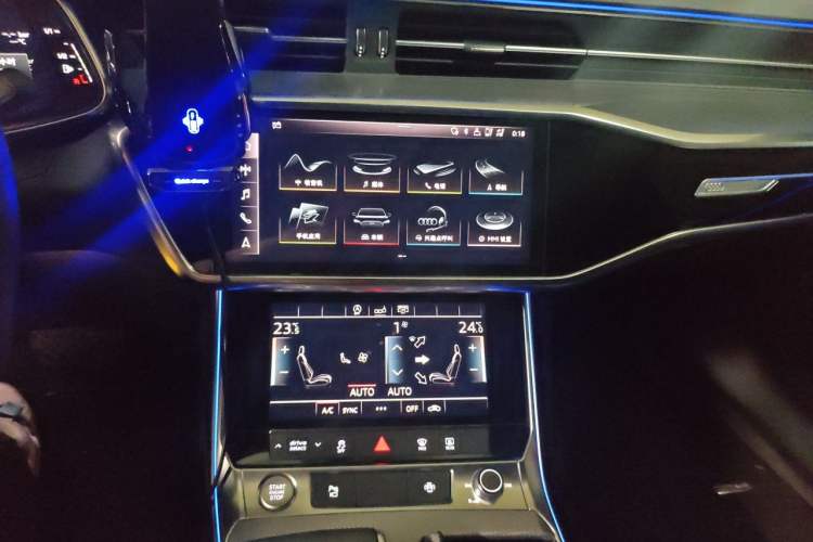 Used Audi A6L 2020 45 TFSI Prestige Dynamic Edition Audio And AC Panel