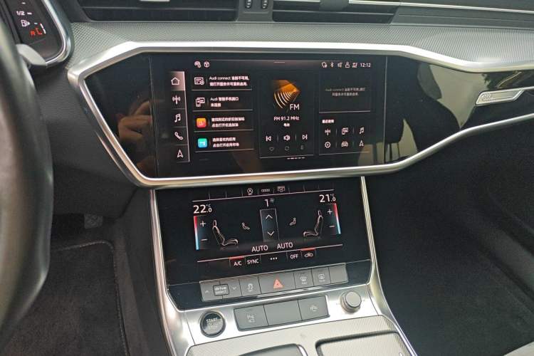 Used Audi A6L 2020 40 TFSI Luxury Dynamic Edition Audio And AC Panel