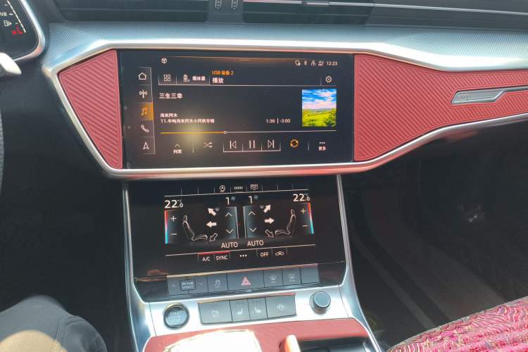 Used Audi A6L 2020 45 TFSI Prestige Dynamic Edition Audio And AC Panel