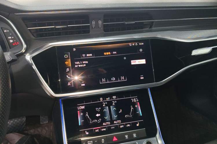 Used Audi A6L 2020 45 TFSI Prestige Dynamic Edition Audio And AC Panel
