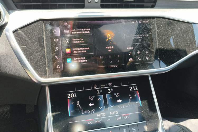 Used Audi A6L 2020 45 TFSI Prestige Dynamic Edition Audio And AC Panel