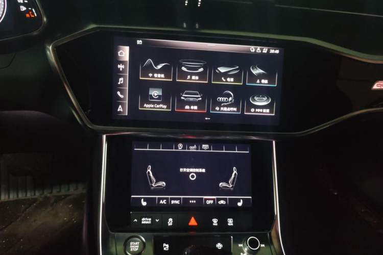 Used Audi A6L 2020 55 TFSI quattro Prestige Dynamic Edition Audio And AC Panel
