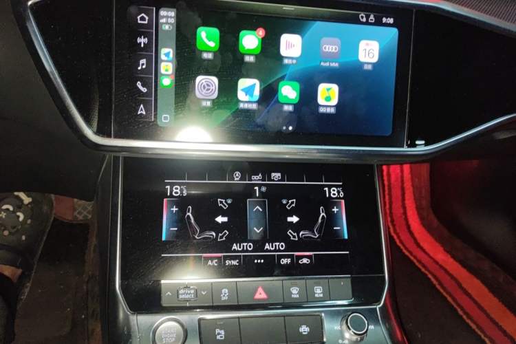Used Audi A6L 2020 40 TFSI Luxury Dynamic Edition Audio And AC Panel