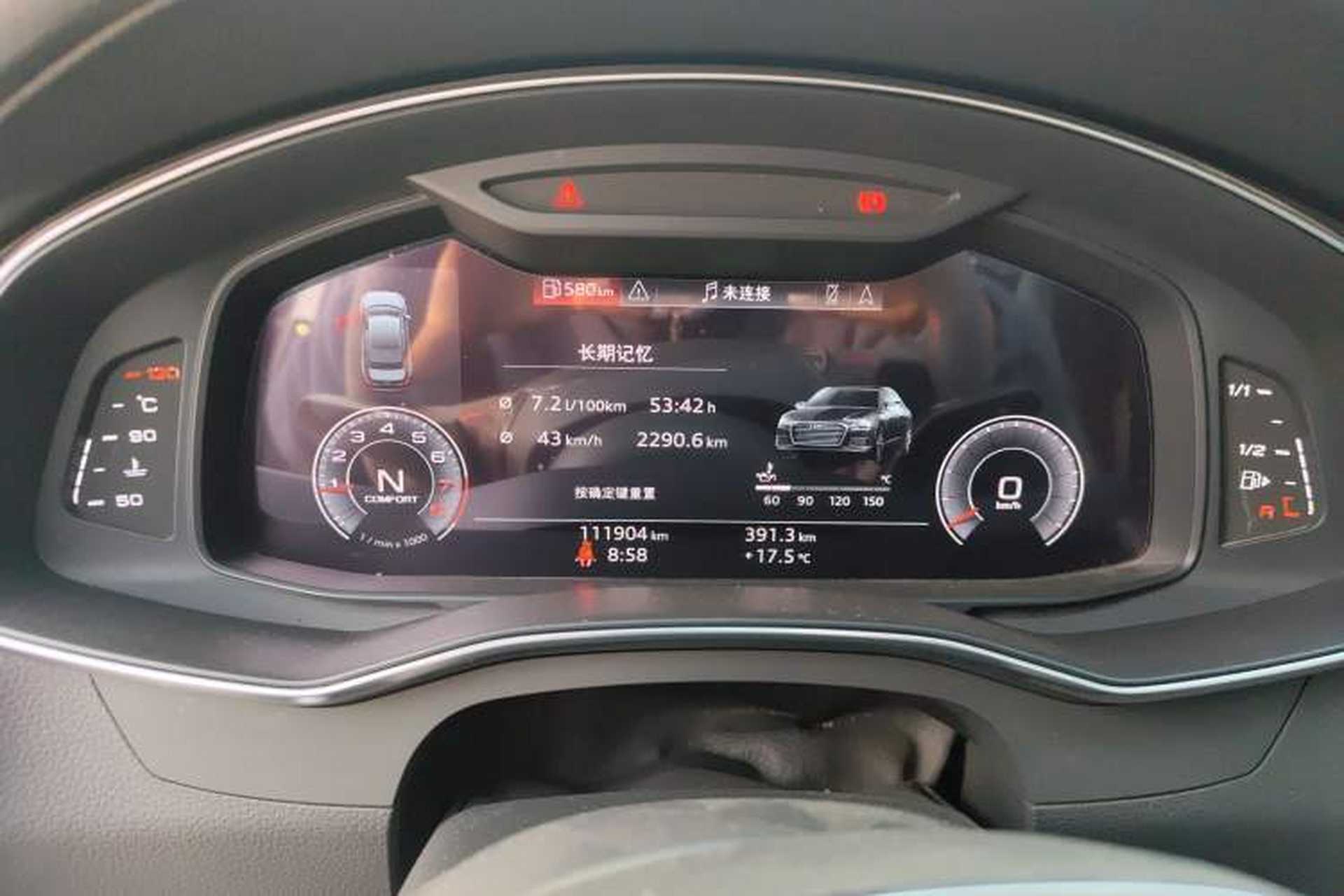 Used Audi A6L 2020 40 TFSI Luxury Dynamic Edition Instrument Cluster