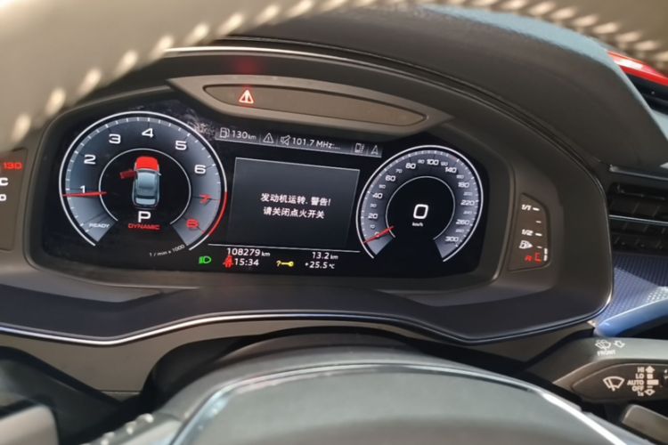 Used Audi A6L 2020 45 TFSI Prestige Dynamic Edition Odometer Close Up