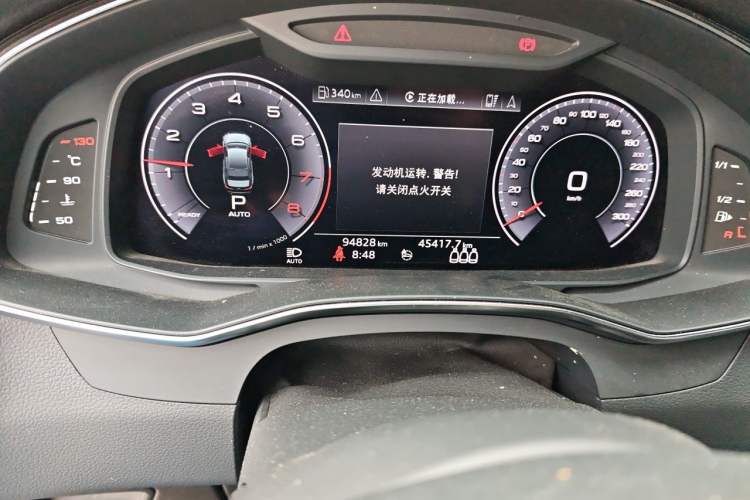 Used Audi A6L 2020 45 TFSI Prestige Dynamic Edition Odometer Close Up