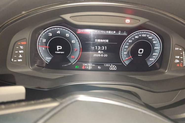 Used Audi A6L 2020 45 TFSI Prestige Elegant Edition Odometer Close Up