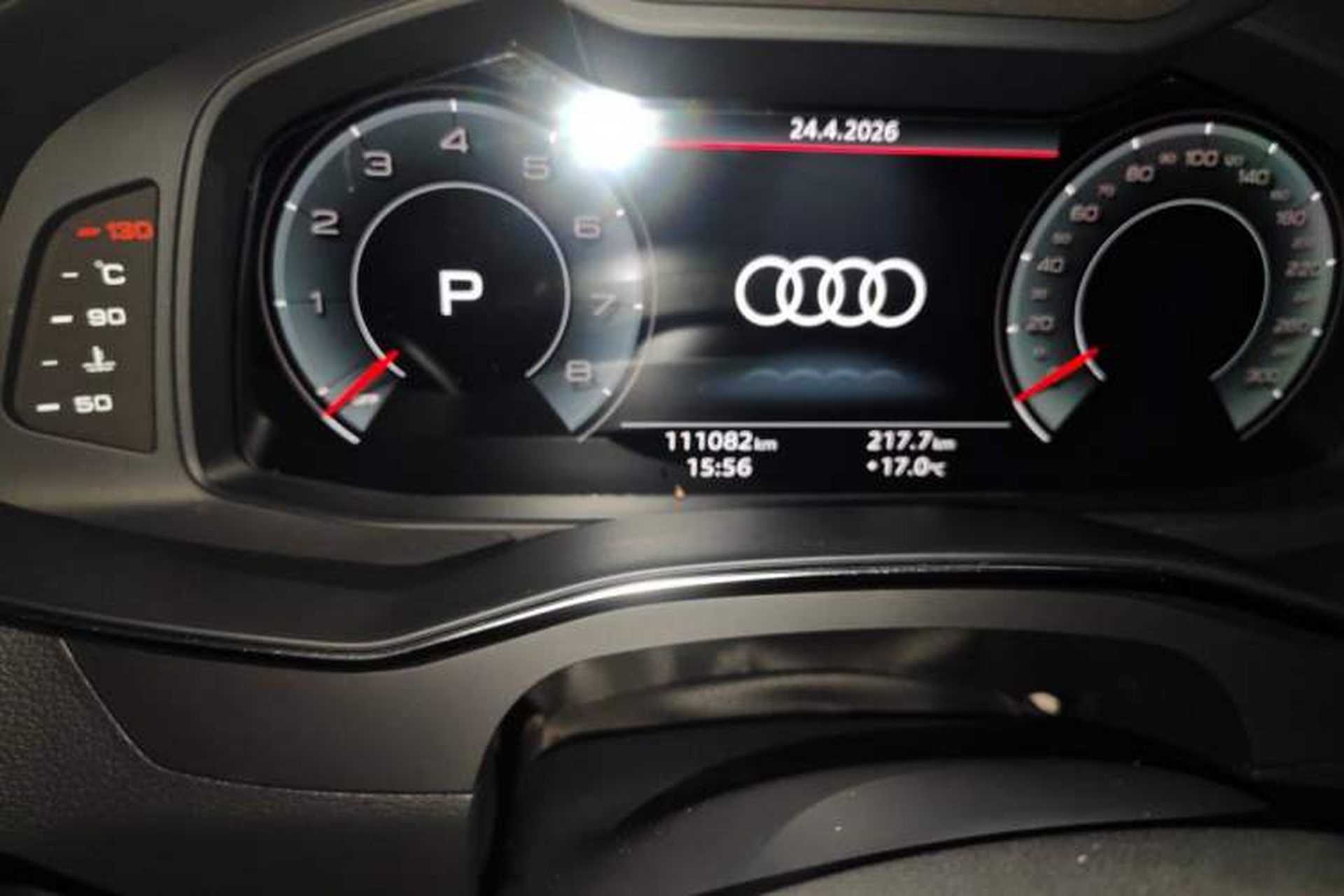 Used Audi A6L 2020 45 TFSI Prestige Dynamic Edition Odometer Close Up