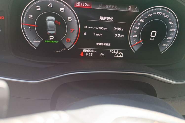 Used Audi A6L 2020 45 TFSI Prestige Dynamic Edition Odometer Close Up