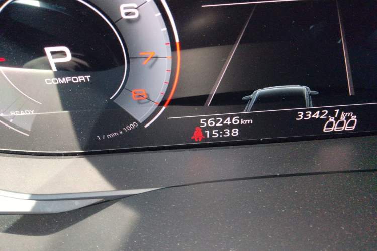 Used Audi A6L 2020 45 TFSI Prestige Dynamic Edition Odometer Close Up