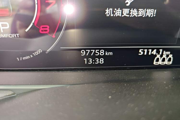 Used Audi A6L 2020 45 TFSI quattro Prestige Dynamic Edition Odometer Close Up