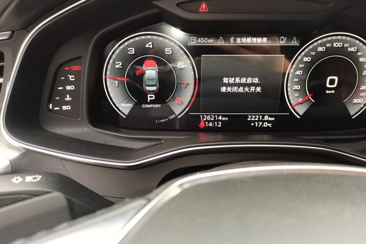 Used Audi A6L 2020 45 TFSI Prestige Elegant Edition Odometer Close Up