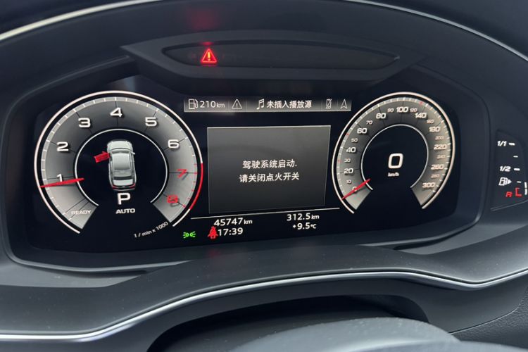 Used Audi A6L 2020 40 TFSI Luxury Dynamic Edition Odometer Close Up