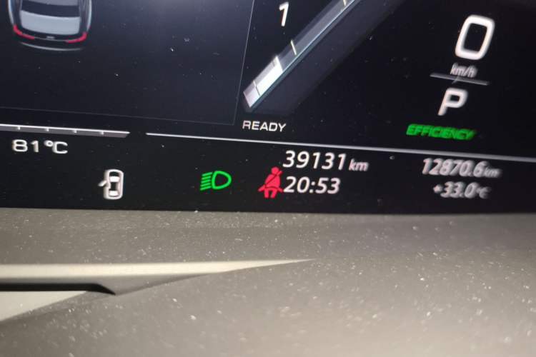 Used Audi A6L 2020 55 TFSI quattro Prestige Dynamic Edition Odometer Close Up