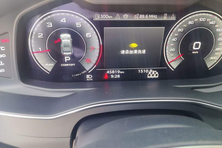 Used Audi A6L 2020 45 TFSI Prestige Dynamic Edition Odometer Close Up