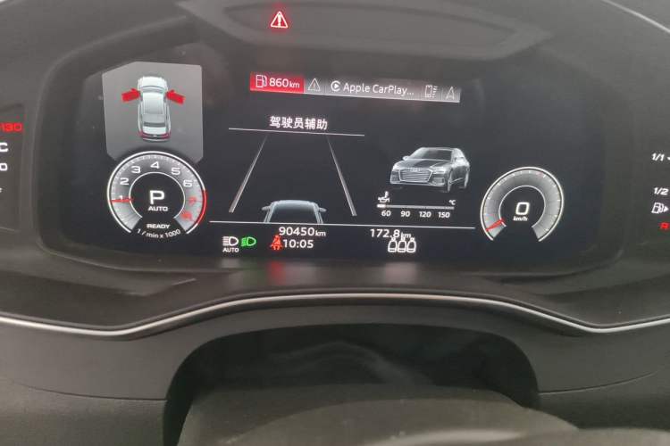 Used Audi A6L 2020 55 TFSI quattro Prestige Edition Odometer Close Up