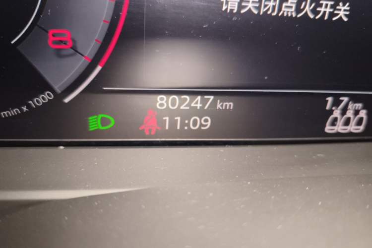 Used Audi A6L 2020 45 TFSI Prestige Dynamic Edition Odometer Close Up