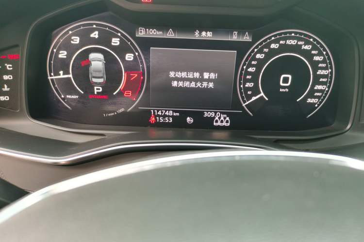 Used Audi A6L 2020 40 TFSI Luxury Prestige Edition Odometer Close Up