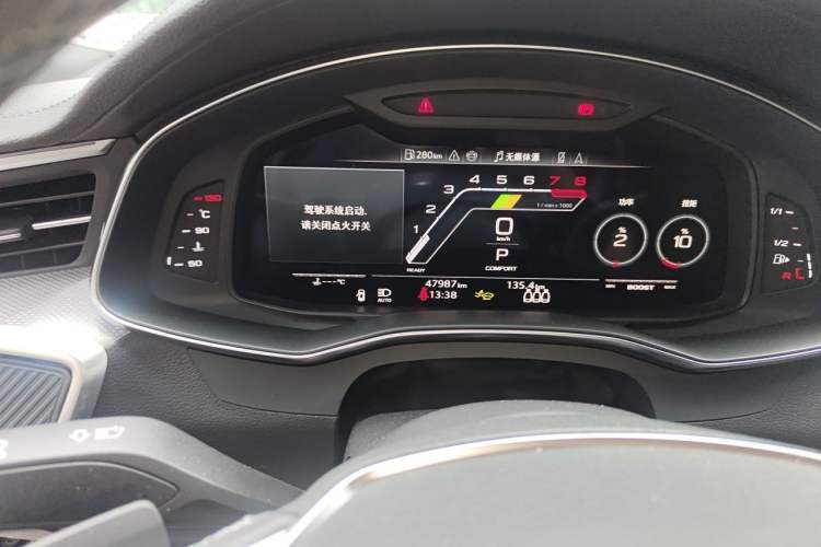Used Audi A6L 2020 45 TFSI Prestige Dynamic Edition Odometer Close Up