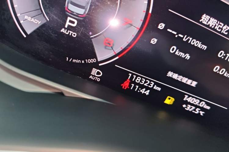 Used Audi A6L 2020 55 TFSI quattro Prestige Edition Odometer Close Up