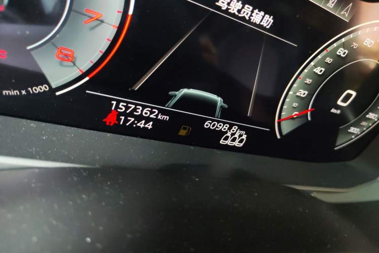 Used Audi A6L 2020 45 TFSI Prestige Dynamic Edition Odometer Close Up