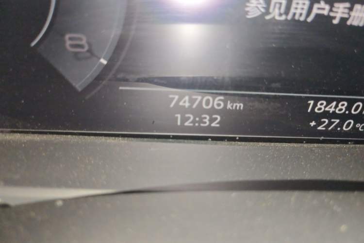 Used Audi A6L 2020 45 TFSI Prestige Dynamic Edition Odometer Close Up