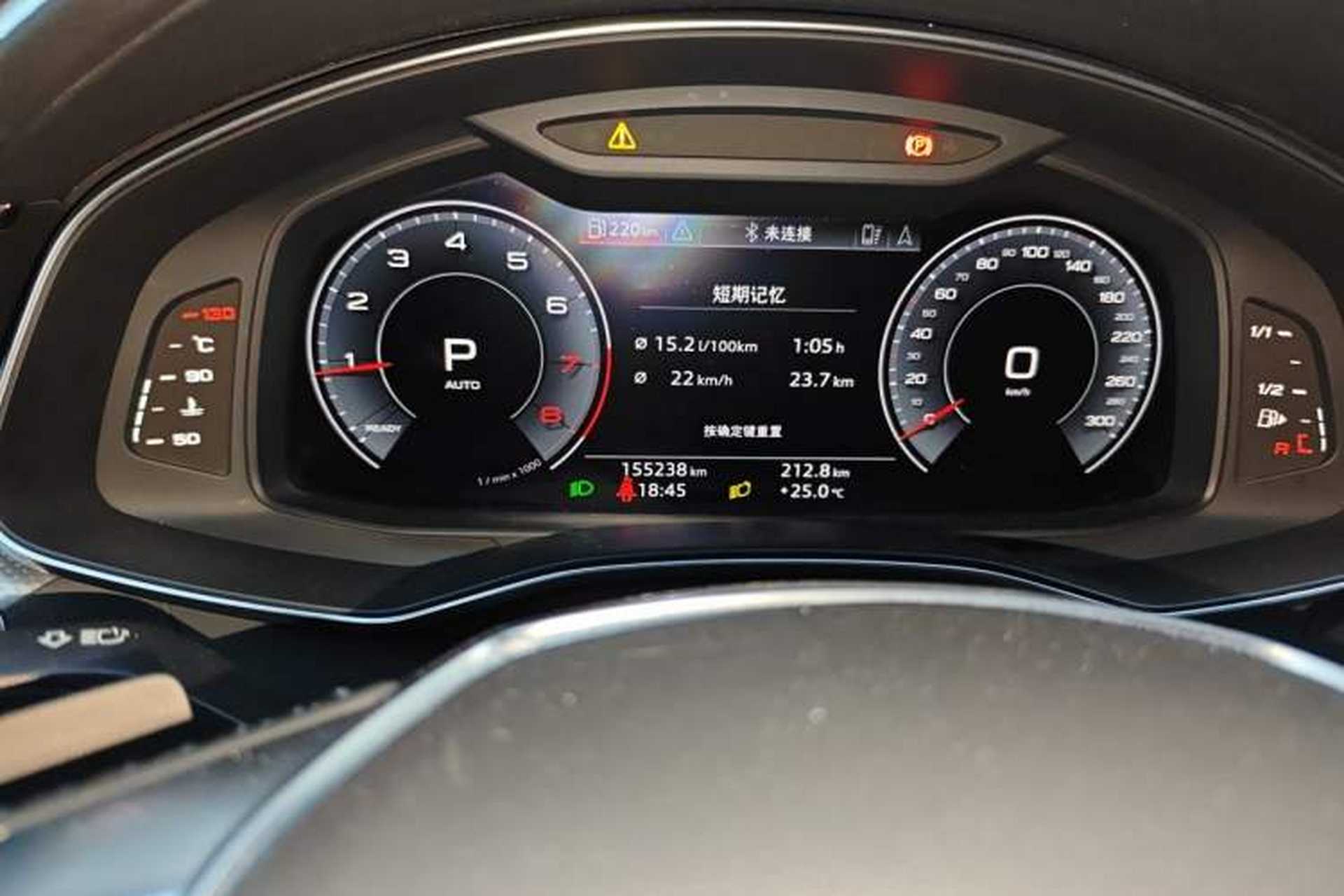 Used Audi A6L 2020 45 TFSI Prestige Dynamic Edition Odometer Close Up
