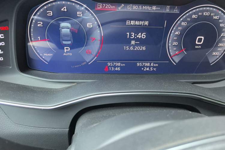 Used Audi A6L 2020 45 TFSI quattro Prestige Elegant Edition Odometer Close Up